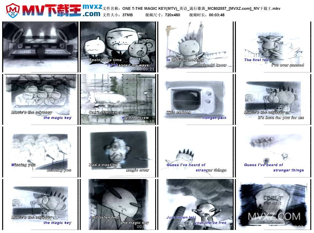 ONE T-THE MAGIC KEY(MTV)_英语_流行歌曲_MC802557